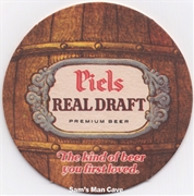 Piels Real Draft Premium Beer Coaster