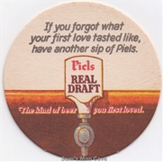 Piels Draft If You Forgot Beer Coaster