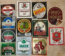 Poland Beer Label Set of 12