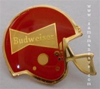 Budweiser Football Helmet Pin