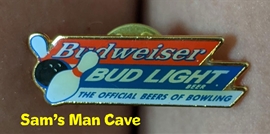 Budweiser Bud Light Bowling Pin