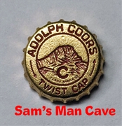 Coors Bottle Cap Pin