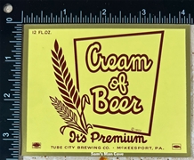 Cream of Beer Label
