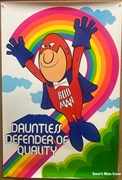 Bud Man Rainbow Beer Poster