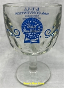 Pabst Blue Ribbon ITU 114th Convention Thumbprint Goblet