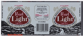 Pearl Light Flat Unrolled Beer Can