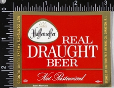 Haffenreffer Real Draught Beer Label