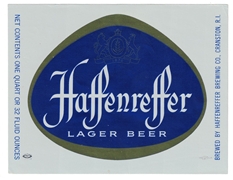 Haffenreffer Lager Beer Label