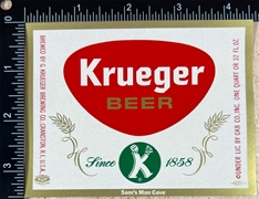 Krueger Beer Label