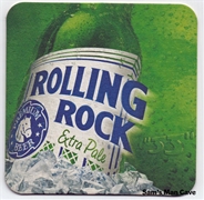 Rolling Rock 33 Beer Coaster