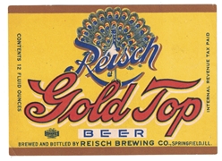 Reisch Gold Top IRTP Beer Label