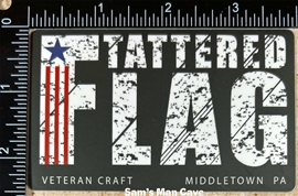 Tattered Flag Sticker