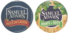 Samuel Adams Boston Lager Hoops & Hops Beer Coaster