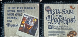 Samuels Adams Boston Lager Insta-Sam Coaster