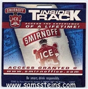 Smirnoff Ice Inside Track Beer Coaster
