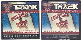 Smirnoff Ice Inside Track Beer Coaster