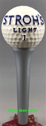 Stroh's Light Golf Ball Tee Tap Handle