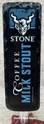 Stone Coffee Milk Stout Tap Handle