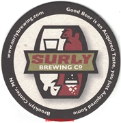 Surly Brewing Company Beer Coaster