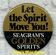 Seagram's Golden Spirits Pinback