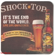 Shock Top End Of the World Beer Coaster
