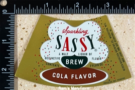 Sparkling Sassy Brew Label