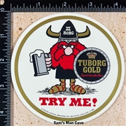 Tuborg Gold Try Me Sticker