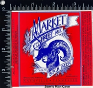 Market Street Bock Beer Label
