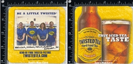 Twisted Tea Bowlers Beer Coaster