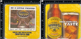 Twisted Tea Fist Bump Beer Coaster