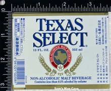Texas Select Label