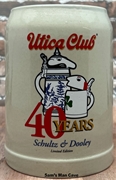 Utica Club Schultz & Dooley 40 Years Mug