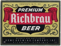 Richbrau Premium Beer Label