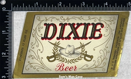Dixie Beer Label