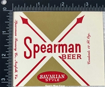 Spearman Beer Bavarian Style Label