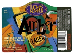 Thomas Kemper Amber Lager Label