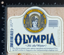 Olympia Beer Label