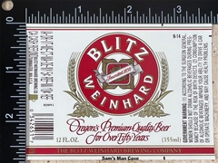 Blitz Weinhard Beer Label