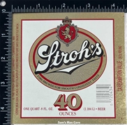 Stroh's Beer Label