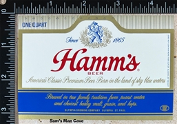 Hamm's Beer Label