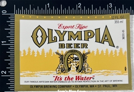 Olympia Beer Label