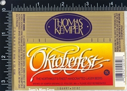 Thomas Kemper Oktoberfest Beer Label