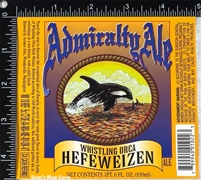 Admiralty Ale Whistling Orca Hefeweizen Label