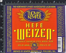 Thomas Kemper Hefeweizen Beer Label