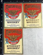 Marshfield Straight Whiskey Label Set