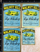 Walnut Hill Rye Whiskey Label Set