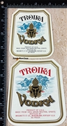 Troika Vodka Label Set