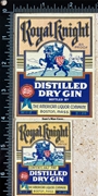 Royal Knight Distilled Dry Gin Label Set