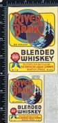 River Bank Blended Whiskey Label Set