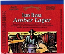 Iron Range Amber Lager Label